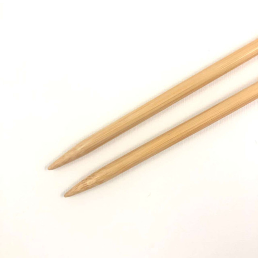 1 Pair 34cm Bamboo Knitting Needle Single Point