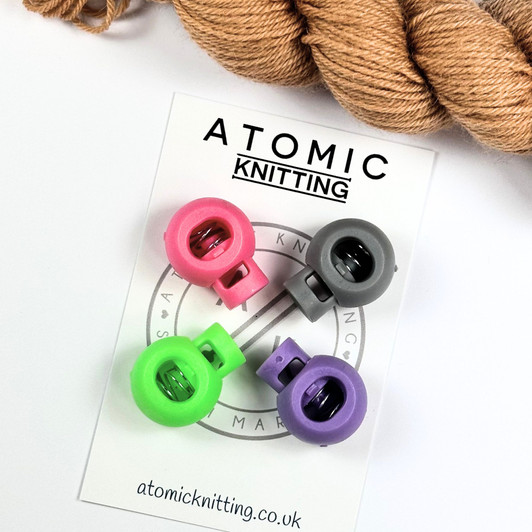 Stitch Locker Cord Stop for Circular Knitting Needles | Atomic Knitting
