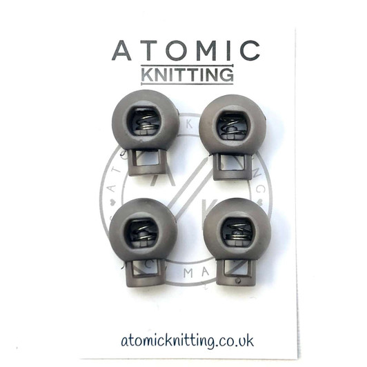 5mm Stitch Locker Cord Stop Cable Lock x 4 for Circular Knitting Needle | Atomic Knitting