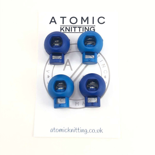 5mm Stitch Locker Cord Stop Cable Lock x 4 for Circular Knitting Needle | Atomic Knitting