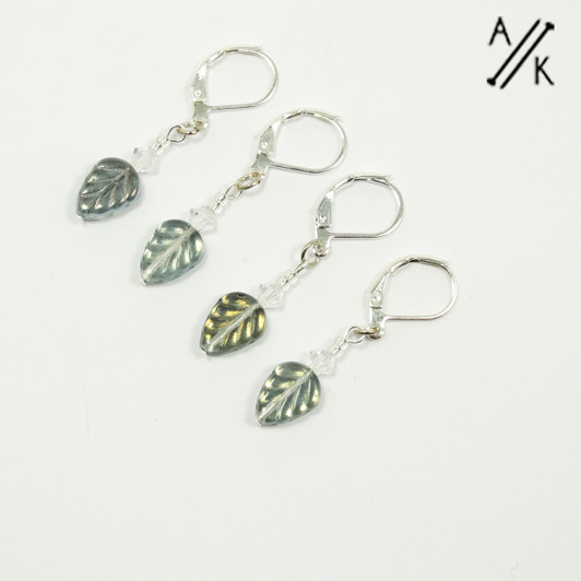 Leaf Stitch markers for knitting & crochet