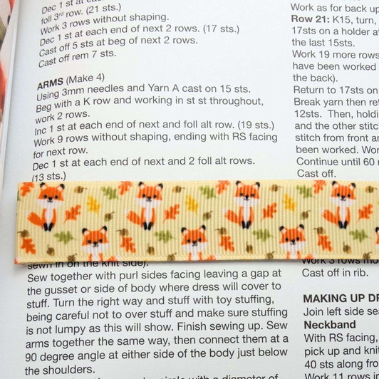 Fox & Leaf - Magnetic Pattern Guide For Paper Patterns