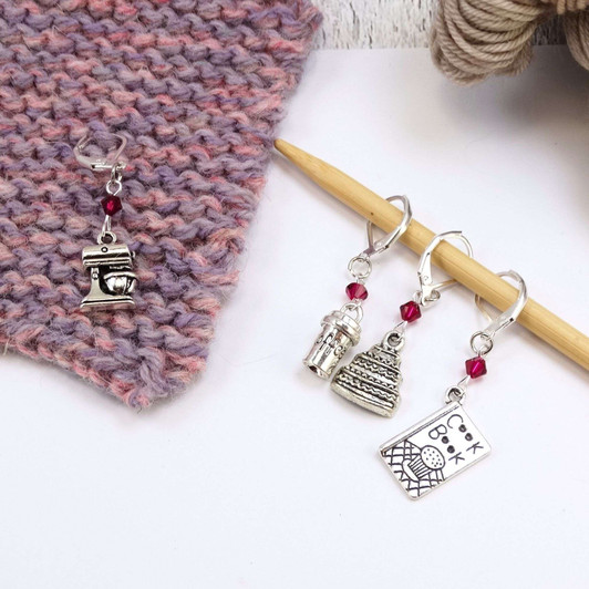 New! Bake Off Stitch Markers - Set of 4