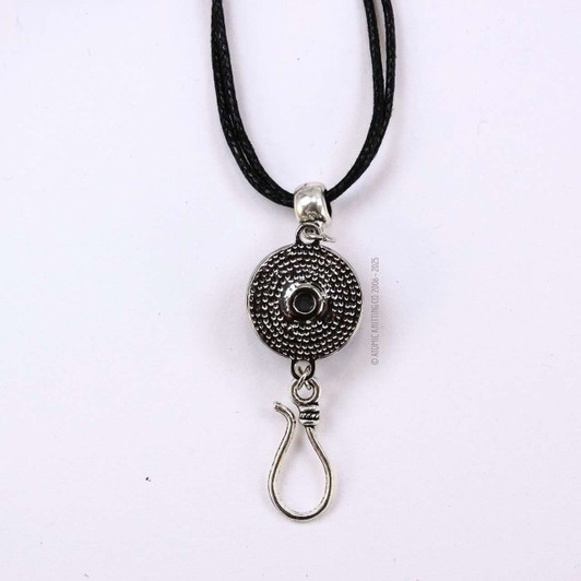 New! Purple Star Portuguese Knitting Pin Pendant with Adjustable Necklace