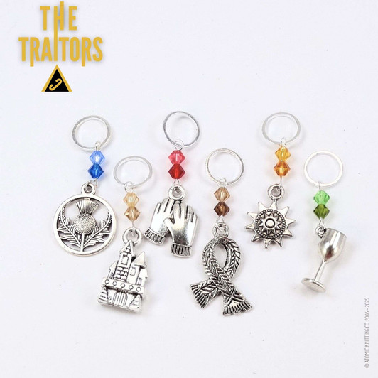New! Traitor Theme Stitch Marker Set of 6