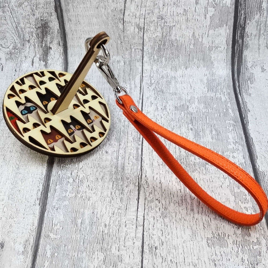 New! Wrist Yarn Holder - Cat Faces