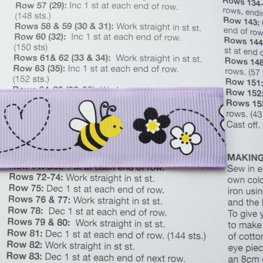 New! Lilac Bee - Magnetic Pattern Marker Tamer - 19.5cm/A4/Letter Size