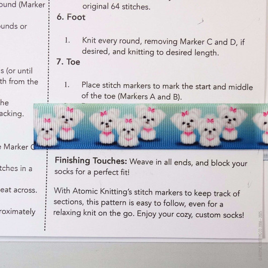 Cute Dogs - Magnetic Pattern Marker Guide/Tamer 20cm