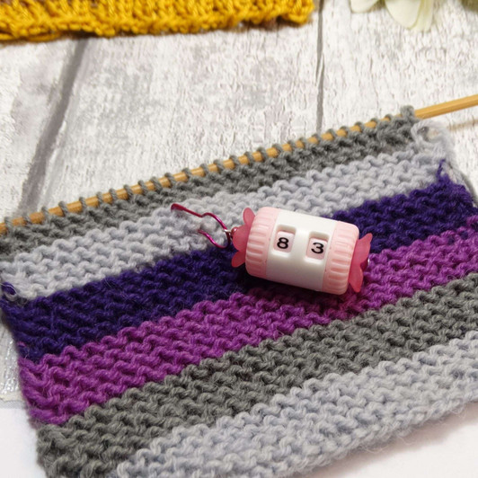 Fairy Garden - Twist Barrel 99 Row Counter for Knitting and Crochet