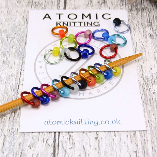 20 MYSTERY Frosted Halo Stitch Markers - 4.5mm - Snag Free Stitch Markers 20 MYSTERY Frosted Halo Stitch Markers - 4.5mm - Snag Free Stitch Markers