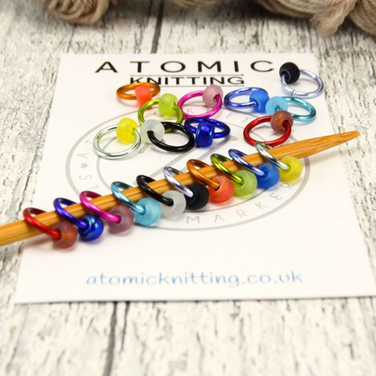 20 MYSTERY Frosted Halo Stitch Markers - 4.5mm - Snag Free Stitch Markers 20 MYSTERY Frosted Halo Stitch Markers - 4.5mm - Snag Free Stitch Markers