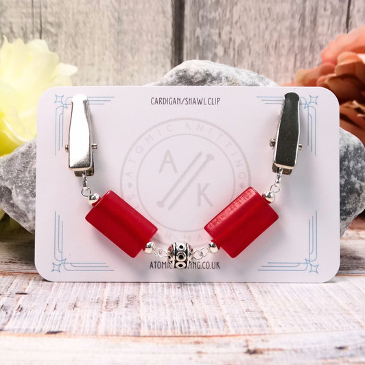 Raspberry Cardigan Clip | Sweater Clip | Shawl Fastener | Limited Edition