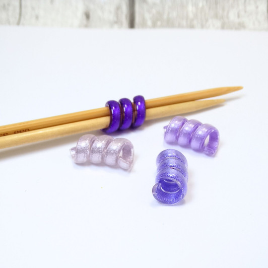 Purple Mix Knitting Needle Hugger Set of 4 – For Organising Needles