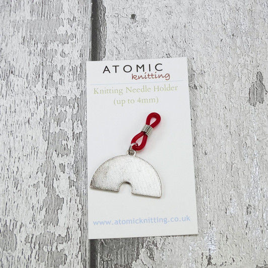 Rainbow Enamel Knitting Needle Holder (Up to 4mm Needles)