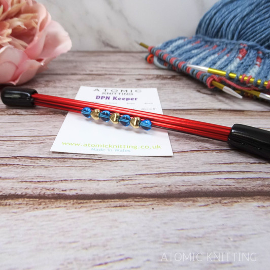 Seaside Hearts DPN Needle Keeper Holder - Choose DPN Size