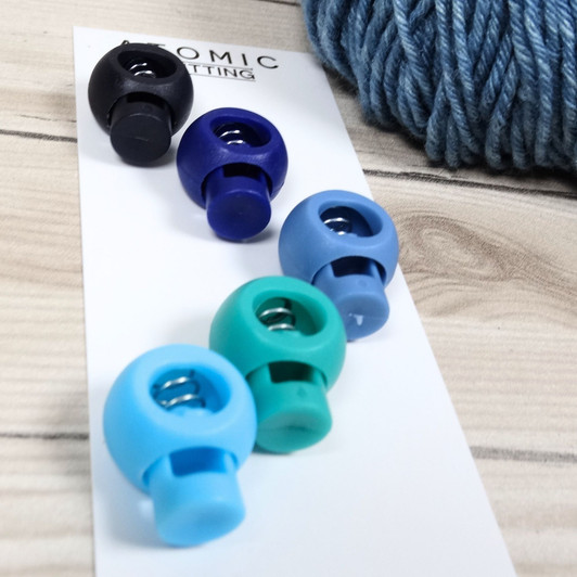 Limited Edition - 5.5mm Spring Cord Lock Set x 5 | Ocean Tide