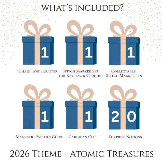2026 Advent Calendar For Knitters & Crocheters | Atomic Treasures