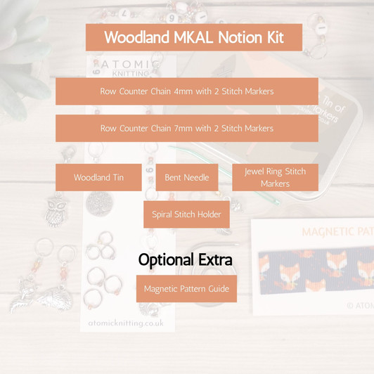 Woodland MKAL Notions Kit for Knitters