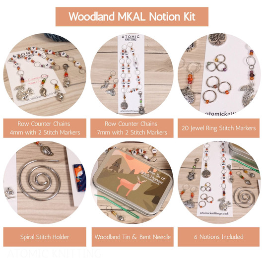 Woodland MKAL Notions Kit for Knitters
