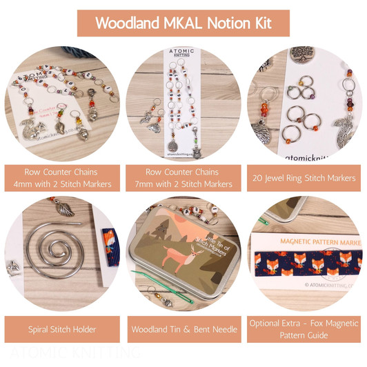 Woodland MKAL Notions Kit for Knitters