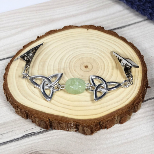 Serpentine & Celtic Knot Cardigan Clip Fastener UK