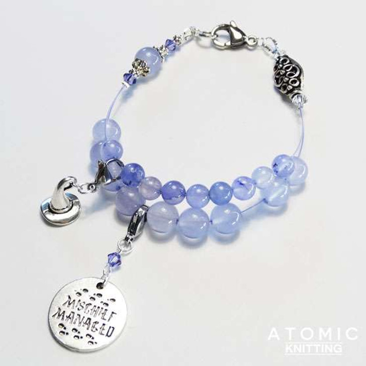 Wizarding Sky Quartz Bead Counting Abacus Bracelet Row Counter