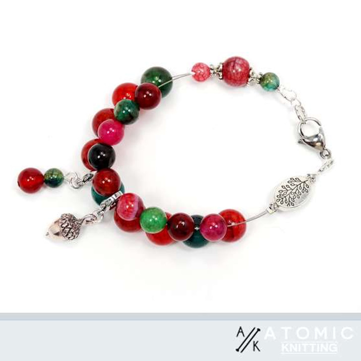 Tourmaline Counting Abacus Bracelet Row Counter