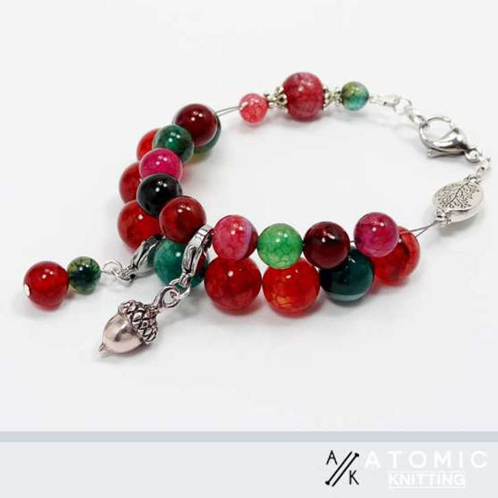 Tourmaline Counting Abacus Bracelet Row Counter
