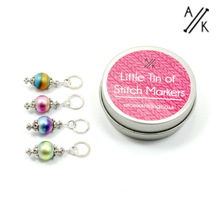 A Little Tin of Stitch Markers - Sunrise over Orkney