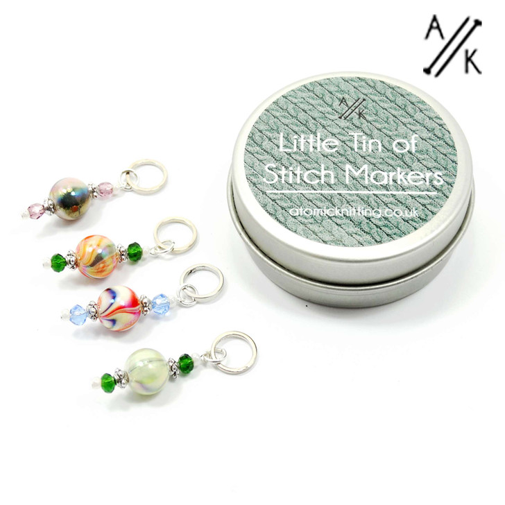 A Little Tin of Stitch Markers - Wanderlust