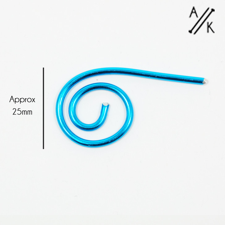 Aluminium Spiral Cable Needle Stitch Holder | Atomic Knitting