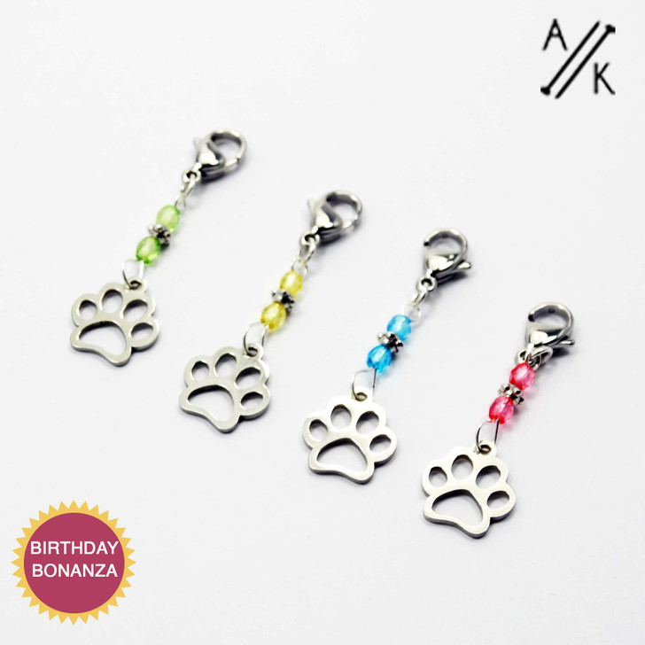 Primavera Paws Stitch Marker Set - MYM set of 4
