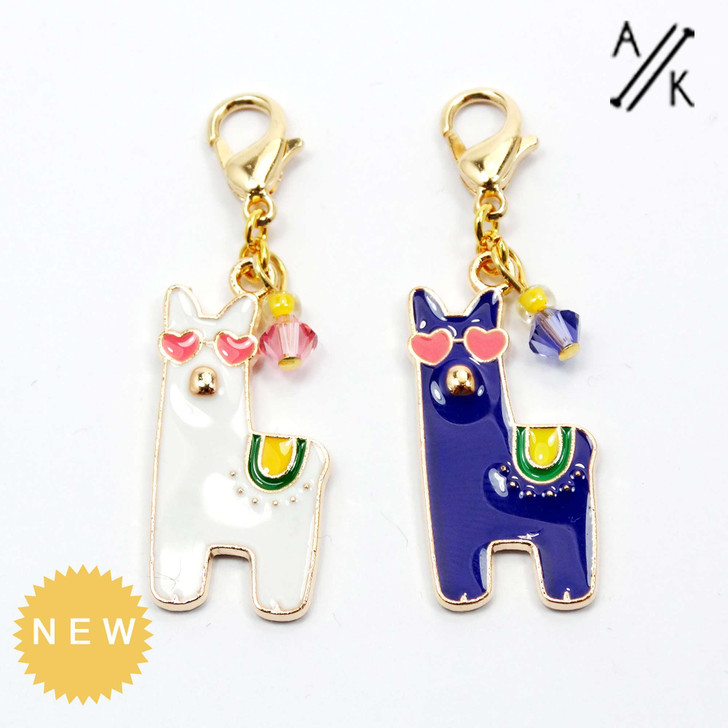 Enamel Alpaca Progress Marker Set of 2