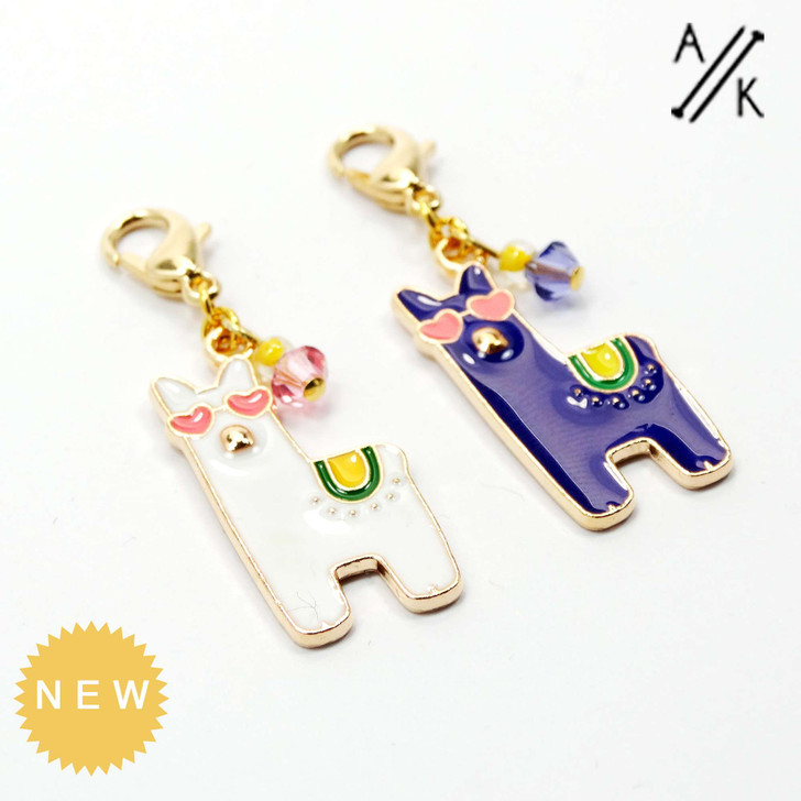 Enamel Alpaca Progress Marker Set of 2