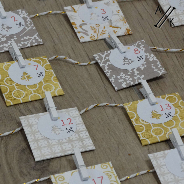 2021 MINI Stitch Marker Advent HALF Calendar - 12 Days | 16 Special Markers