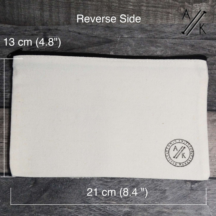 'Where's My Stitch Markers' Notions Case with Zip - Raspberry
