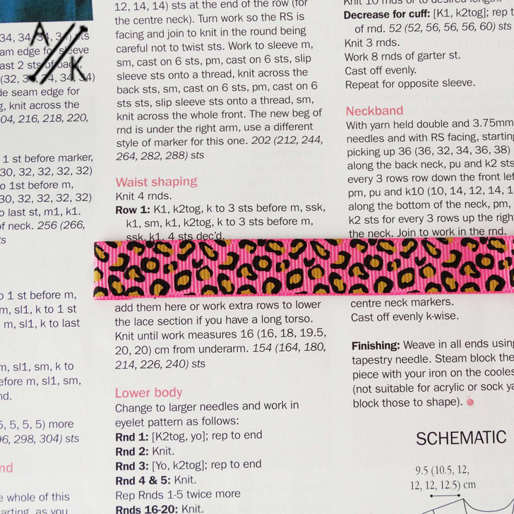 Pink Leopard Print - One Magnetic Pattern Marker/Tamer