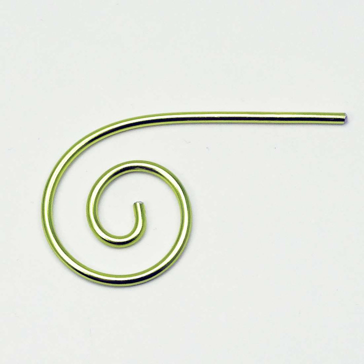 Springtime Green Aluminium Small Spiral Circular Cable Needle Stitch Holder x 1 - Choose Size