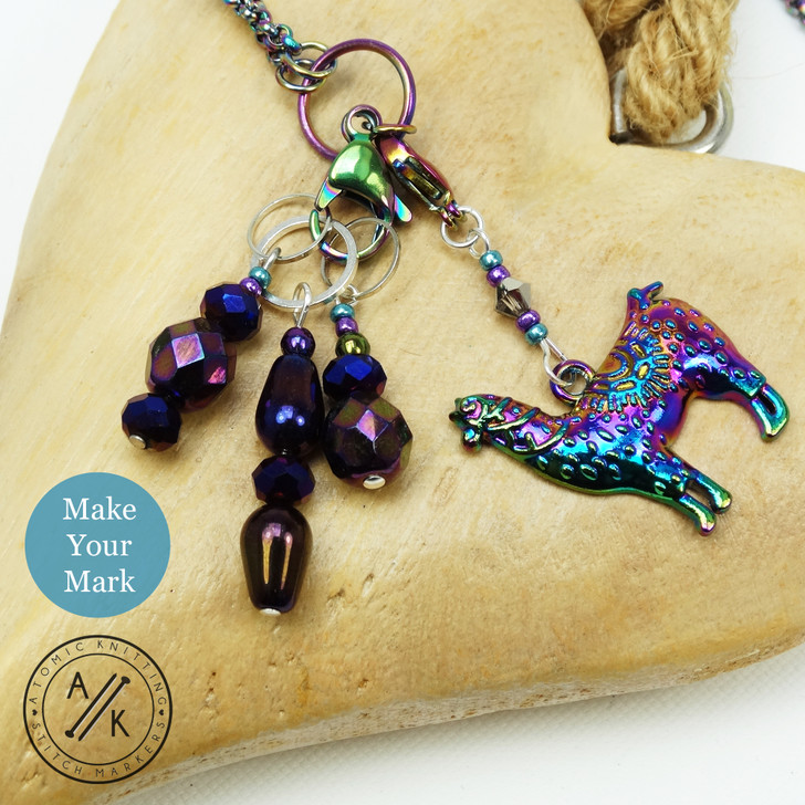 Knitters Jewelry Seahorse Stitch Markers for Knitting 