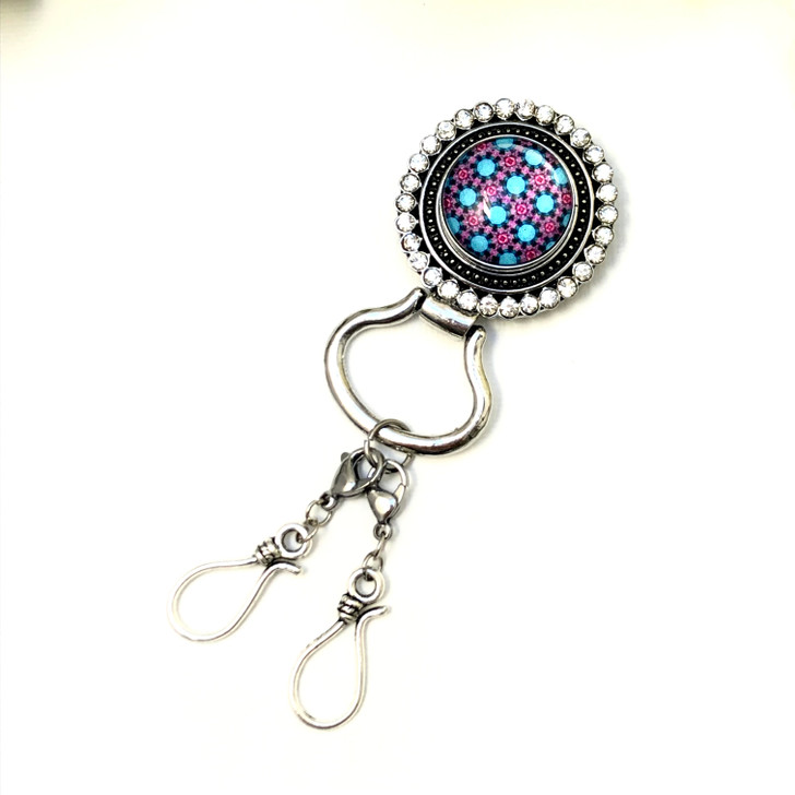 Magnetic Portuguese Knitting Pin with double detachable hooks