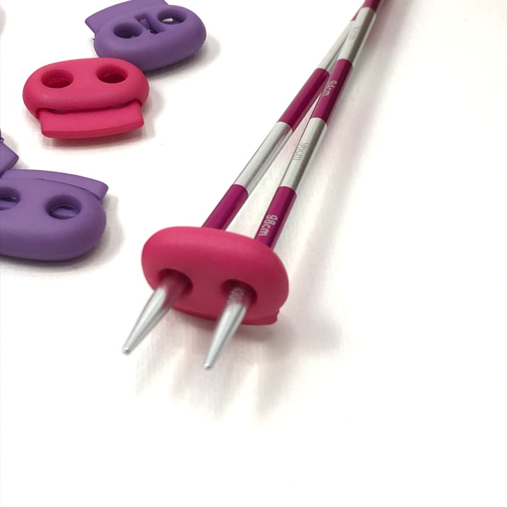 10 Stitch Stopper Locks for knitting needles up to 4.5mm | Atomic Knitting