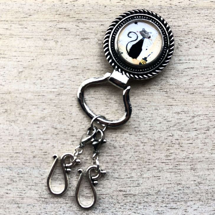 Le Chat Magnetic Portuguese Knitting Pin with double detachable hooks