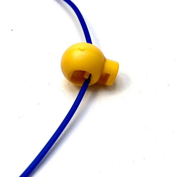 4 'Latte Mix' MIX Stitch Locker Cord Stop Cable Lock for Circular Knitting Needle up to 5.5mm | Atomic Knitting