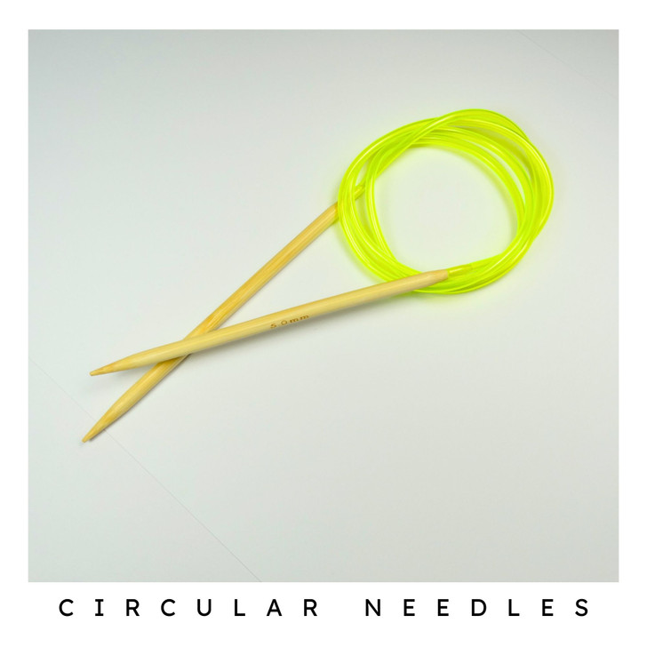 1 x 100cm Circular Knitting Needle with flexible colour cord | UK Sizes | Choose Size