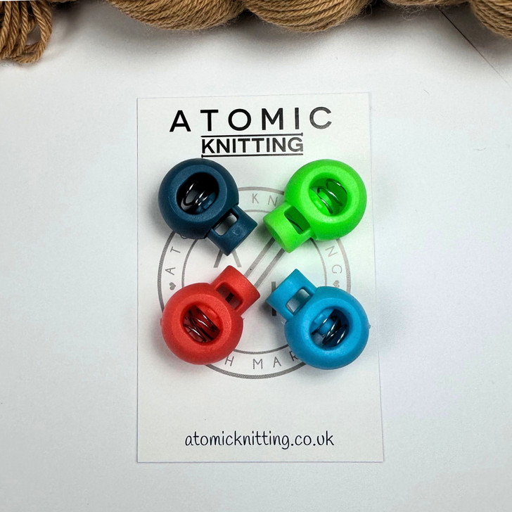 Stitch Locker Cord Stop for Circular Knitting Needles | Atomic Knitting