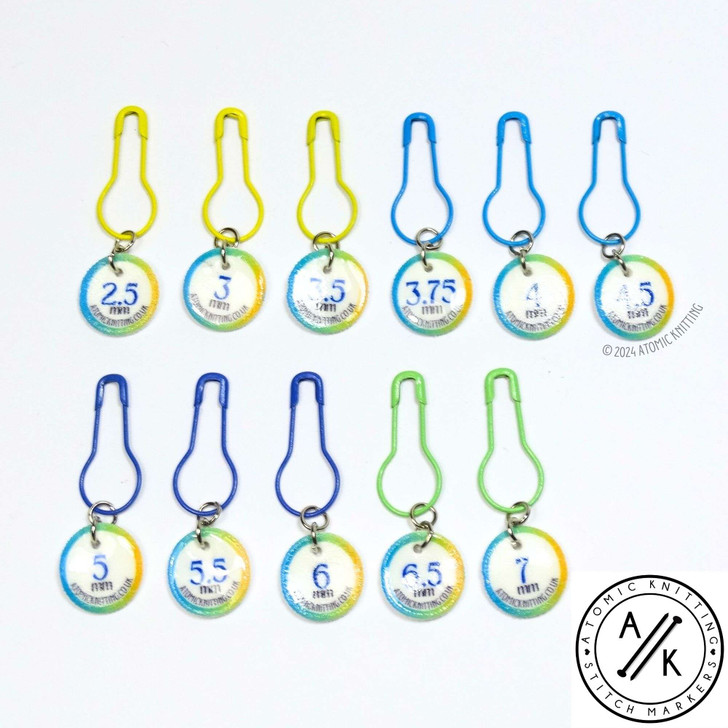 Mix & Match - 'Azure' Knitting Needle Tracker