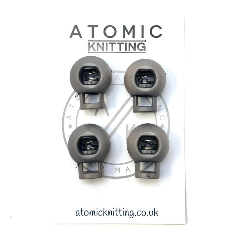 5mm Stitch Locker Cord Stop Cable Lock x 4 for Circular Knitting Needle | Atomic Knitting