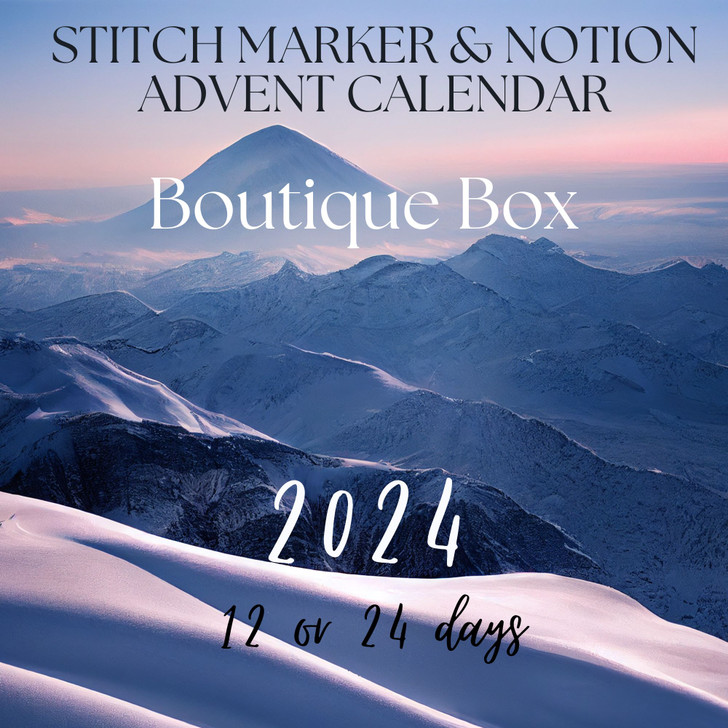 PRE-ORDER 2024 Boutique Box - Stitch Marker & Notions Advent Countdown Calendar - ships October 2024