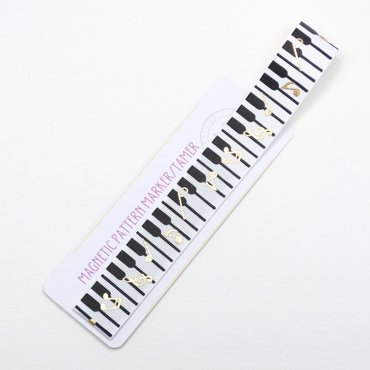 Magnetic Pattern Marker/Tamer - Piano Keys - 19.5cm/A4/Letter Size