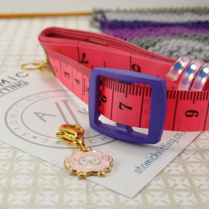 Measure as you Work - Measuring Tape & Removable SHEEP Stitch Marker